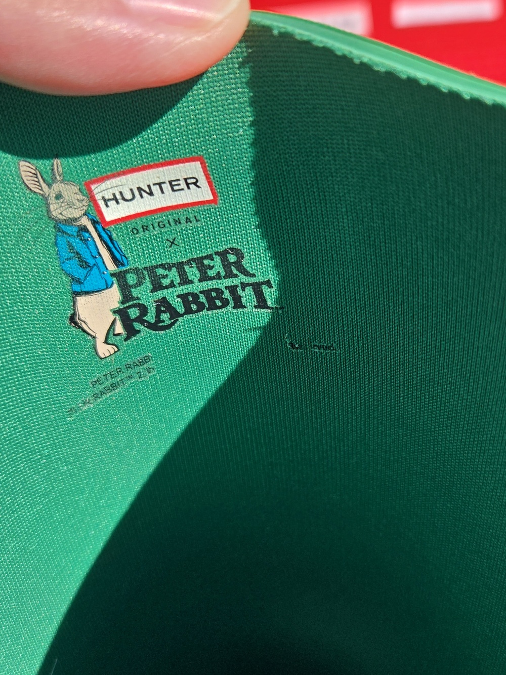 NIB Peter Rabbit Hunter Boots - Picture 6 of 9